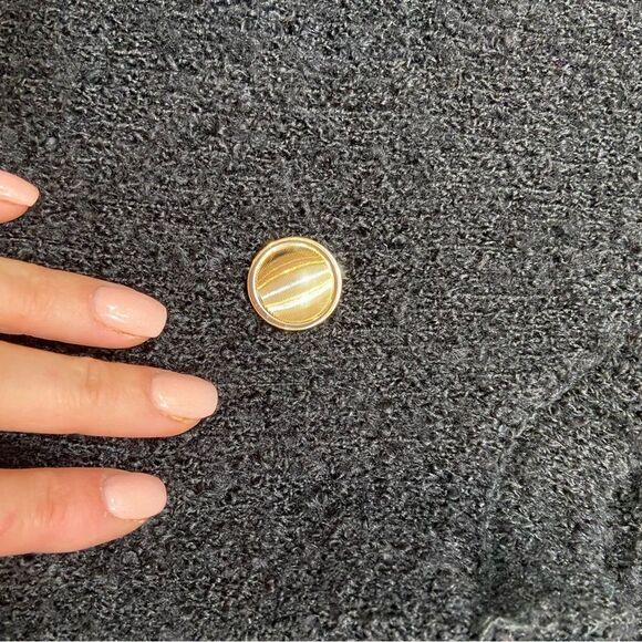 Sioni Brand Black Single Button Closure Open Front Sweater Jacket Size XL - Picture 12 of 16